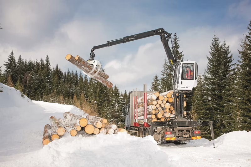 150L L LINE EPSILON TIMBER CRANE