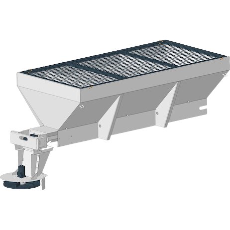 HYDRAULIC STAINLESS HOPPER WITH AUGER