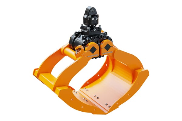 CLAMSHELL BUCKET WITH OPEN SHELL (1)