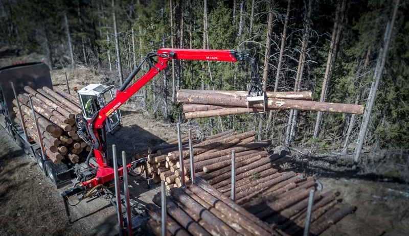 M 120L WOOD L LINE TIMBER CRANE