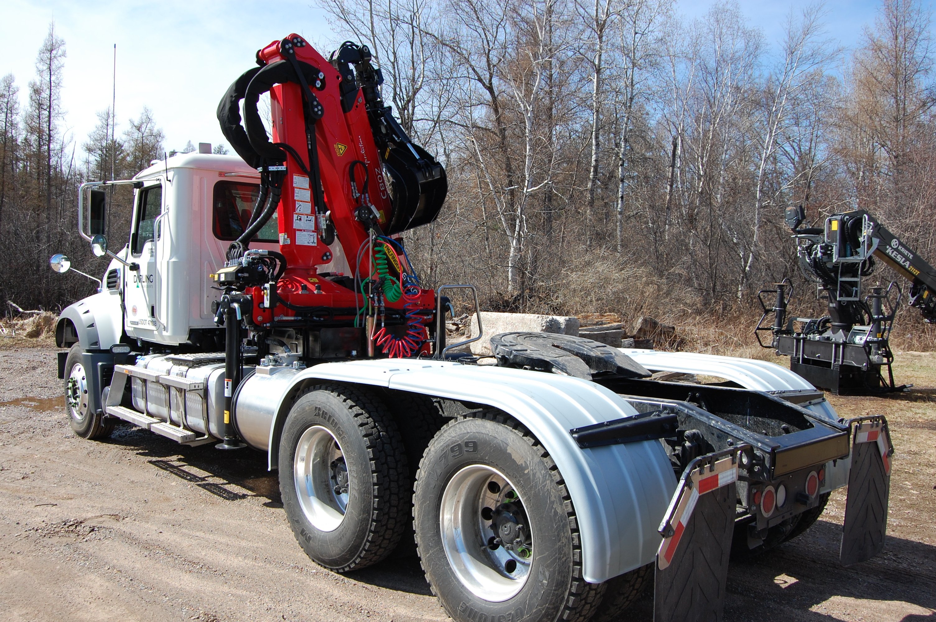 Palfinger C80Z89 Mounted on a Mack Granite 2